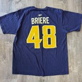 Vintage Buffalo Sabres Slug Briere Tee Size XL