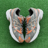 ASICS Grey Rust Orange Gel 1130s Size 9.5