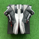 Jordan 2017 Black Cement 3s Size 11