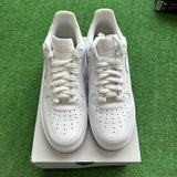 Nike White Low Air Force 1s Size 10.5