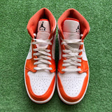 Jordan Metallic Orange Mist 1s Size 9.5