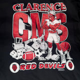 Vintage 1996 Clarence Middle School Tee Size XL
