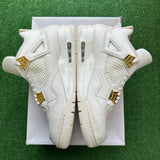 Jordan Metallic Gold 4s Size 12W/10.5M