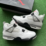 Jordan White Cement 4s Size 11