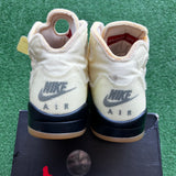 Jordan Off White Sail 5s Size 8.5