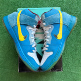 Nike Familia Blue Ox SB High Dunk Size 9