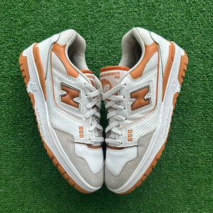 New Balance White Clay 550s Size 9