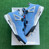 Jordan University Blue 4s Size 9.5