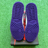 Jordan Court Purple 1s Size 11