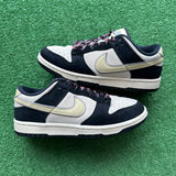 Nike Suede Team Gold Low Dunks Size 7.5W/6M