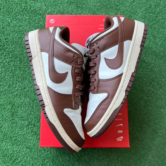 Nike Cacao Wow Low Dunks Size 9W/7.5M