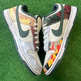 Nike Multi Camo Low Dunks Size 13