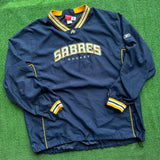 Vintage Buffalo Sabres Windbreaker Jacket Size 2XL
