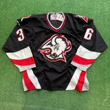 Vintage Buffalo Sabres Barnaby Signed Jersey Size XL