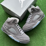 Jordan Wolf Grey 5s Size 13