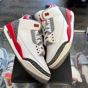 Jordan Fire Red 3s Size 9