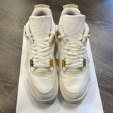 Jordan Metallic Gold 4s Size 12W/10.5M