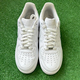 Nike White Low Air Force 1s Size 11.5