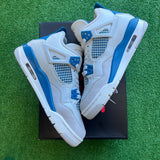 Jordan Military Blue 4s Size 6Y
