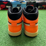 Jordan Black Cone Mid 1s Size 9.5