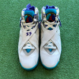 Jordan White Aqua 8s Size 7.5W/6M