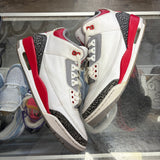Jordan Fire Red 3s Size 12