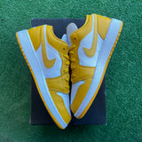 Jordan White Pollen Low 1s Size 6Y
