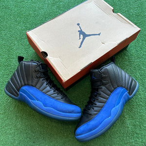 Jordan Black Game Royal 12s Size 10