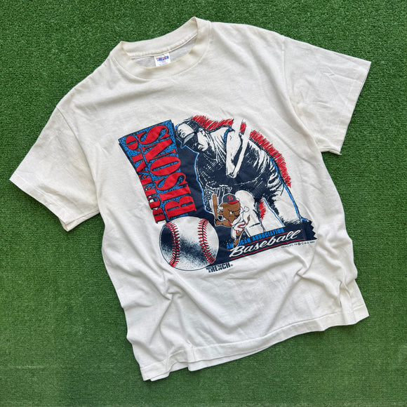 Vintage Buffalo Bisons Tee Size M