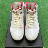 Jordan Fire Red 5s Size 10.5