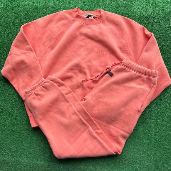 Ess Coral Sweat Suit Size L