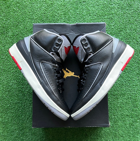 Jordan Black Cement 2s Size 7Y