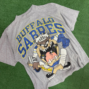 Vintage Buffalo Sabres Taz Tee Size L