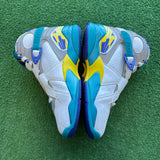 Jordan White Aqua 8s Size 7.5W/6M