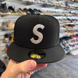 Supreme New Era Swarovski Fitted Hat Size 7 3/8