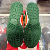 Nike Miami Hurricane Low Dunks Size 8.5