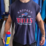 Vintage Buffalo Bills Cut Off Tee Size XL