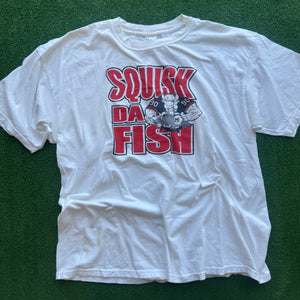 Vintage Buffalo Bills Squish the Fish Tee Size XXL
