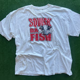 Vintage Buffalo Bills Squish the Fish Tee Size XXL
