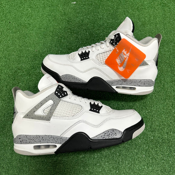 Jordan White Cement 4s Size 10.5