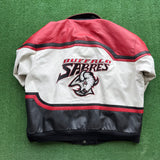 Vintage Buffalo Sabres Leather Jacket Size XL