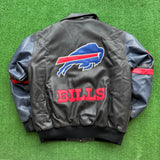 Vintage Buffalo Bills Leather Jacket Size M