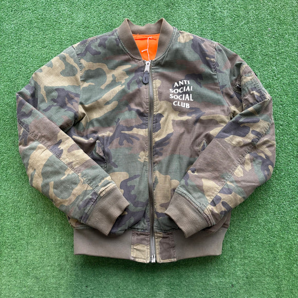 Anti Social Bomber Jacket Size M
