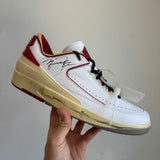 Jordan Off White White Red Low 2s
