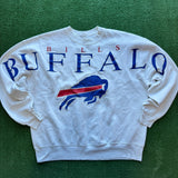 Vintage Buffalo Bills Spellout Crewneck Size L/XL