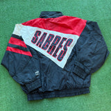 Vintage Buffalo Sabres Windbreaker Jacket Size L