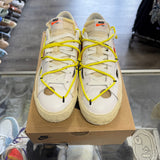 Nike Off White University Red Low Blazer Size 11