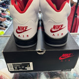 Jordan Reflective Tongue Fire Red 5s Size 12