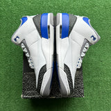 Jordan Racer Blue 3s Size 10