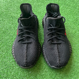 Yeezy Red Black 350 V2s Size 8.5